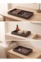 Handmade Premium 3-Piece Leather Tray Set - Coffee Table, Entryway, Bathroom, Makeup, Jewelry, and Presentation Tray - 3