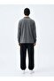 Regular Fit Belted Elastic Cuff Black Tracksuit - 2