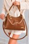 Women's Hand and Shoulder Bag with 2 Main Compartments