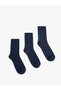 Polka Dot Cotton 3-Piece Sock Set - 2