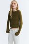 Long-sleeved ribbed top - 4