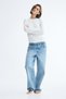 Long-sleeved ribbed top - 2