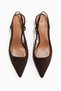 Kitten-heeled slingbacks - 4