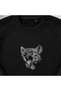 Roaring Hyena Embroidered Crew Neck Sweatshirt Unisex