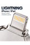 4in1 128Gb Flash Memory USB Type-C Lightning Microusb Multi-Input Portable USB Memory - - 3