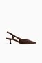 Kitten-heeled slingbacks - 3