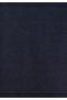 Regular Fit Shirt Neck Plain Women's Navy Blue Long Sleeve Shirt - 6
