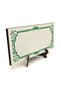 Name Can Be Written, Floral Motif Edge Pattern Printed Wooden Tabletop 10X20 Dkd-14 - 4