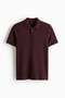 Slim Fit Waffle-knit polo shirt - 5