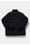 Regular Fit Shirt Neck Zippered Lined Men's Navy Blue Coat - 6