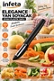Black Side Peeler with Plastic Handle and Stainless Steel Blade for Vegetables and Fruits
