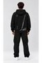 Guts Anime Printed Oversize Hooded Sweatshirt Unisex Black White - 3