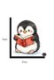 Penguin Reading a Book Wall Sticker – Cute Animal Figured Wall Decal for Baby Kids' Room and Reading Corner - 2