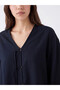 Esvab • Modern & Distinctive Ornate Buttoned Loose-Fit Women's Kimono - 3