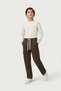 Boys' Cargo Trousers - Dark Brown