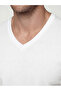 Esvab • Modern & Distinctive V Planting Combed Cotton Men's T-Shirt - 3