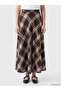 I Beli Zippered Checked Embroidered Flared Skirt from Freezen Store - 5
