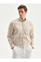 Esvab • Modern & Distinctive Standart Fit Long Sleeve Checkered Embroidered Men's Lumberjack Shirt