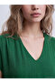Esvab • Modern & Distinctive V Placketed Flared Dress - 3