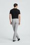 Men's Formal Bootcut Trousers - Ivory - 2