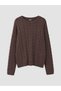Rmz Gi̇yi̇m Farki̇yla Girls' Knitted Sweater with Braided Hair - 2