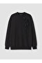 Esvab • Modern & Distinctive Soft Touch Women's Sweatshirt Tunic with Rose Appliqué