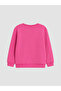 Two Mt Shop Quality Fuchsia 3 Thread Raster Printed Standard & Regular Girls' Sweatshirt - 3