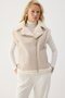 Suni Leather Vest with Fur Inside - 2