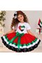 UAE National Day Dress for Girls Tutu Skirt T-Shirt Set With Hair Accessor - 6