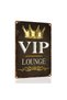 ANJOOY Vintage Metal Tin Signs - VIP Lounge - Aluminum Sign for Bar Cafe Home Pub Garage Bathroom Hotel Door Wall Decor Art