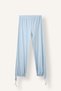 100% Cotton Elastic Waist Ribbed Balloon Fit Pajama Bottoms J0688Ax26Au - 7