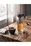 Double Wall Clear Glass Water Bottle with Stainless Steel Lid - 3