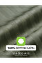 210TC Cotton Satin Single Strpies Bed Sheet Set 2PC | Soft Breathable Satin Flat Sheet 180x260 cm | 1 pillowcase 50x75 cm | OEKO-TEX & ECAS Certified - 4