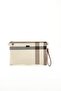 Silver & Polo Cream - Tan Sp1034 Women's Portfolio & Clutch