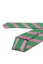 Green Line Pattern Italian Silk Tie İk2612 - 3
