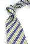 Green Navy Blue Line Pattern Italian Silk Tie Ik2630 - 2