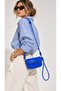 Women's Crossbody Bag with Adjustable Knot Detail Strap Juno Saks Blue - 4