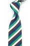 Multicolor Stripe Pattern Italian Silk Tie Ik2622