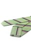 Green Line Pattern Italian Silk Tie Ik2591 - 3