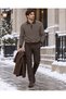 New Season Polo Collar Zippered Sweater - 2