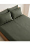 210TC Cotton Satin Queen Stripes Bed Sheet Set 3PC | Soft Breathable Satin Flat Sheet 229x256 cm | 2 pillowcase 50x75 cm | OEKO-TEX & ECAS Certified - 6