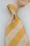 Yellow Stripe Pattern Italian Silk Tie Ik2592 - 2