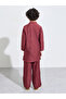 Boys Placket Detail Kurta and Solid Pants Set - 5