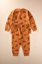 Patterned Pajama Set 2-8 Years Cinnamon - 2