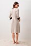Polka Dot Long Sleeve Short Lycra Viscose Maternity Dressing Gown Nightgown Set - 7