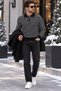 New Season Polo Collar Zippered Sweater