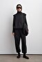 High Collar Elasticated Water Vest Black - 2