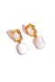 Baroque Pearl Dangle Earrings - 3