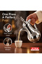 Stainless Steel Vacuum Flask 1L Silver Double Wall Insulated Dallah for Coffee and Tea - 5