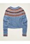 AE Whoa So Soft Shrunken Fairisle Cardigan Sweater - 2
